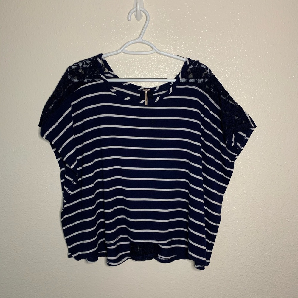 POOF Blue Boxy Tee
